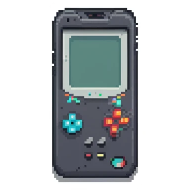 retro gaming smartphone sticker