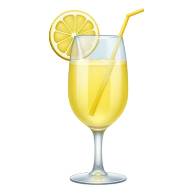 lemonade in a champagne glass  sticker