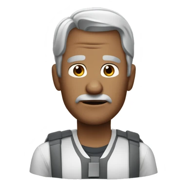 Graying 40 year old man knows he’s about to fire his nemesis.  sticker