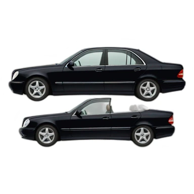 Mercedes w210 2000 side sticker