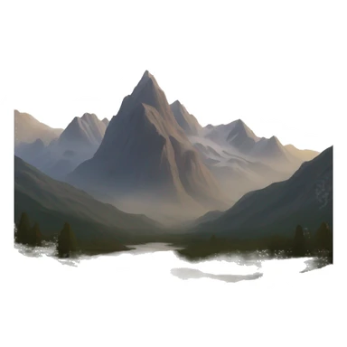 Ye ​​mountains sticker