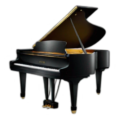 grand piano sticker