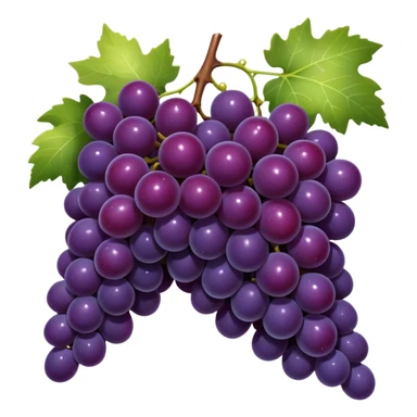 lush bunch of deep purple grapes with slight dew, softly glowing, subtle sparkles, luxury, high-end wine concept sticker