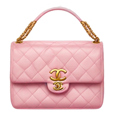 light pink chanel christmas bag sticker