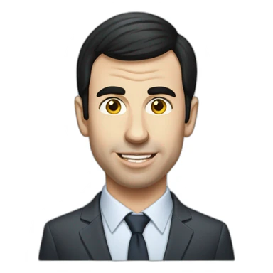 Nathan fielder top Canadian business man sticker