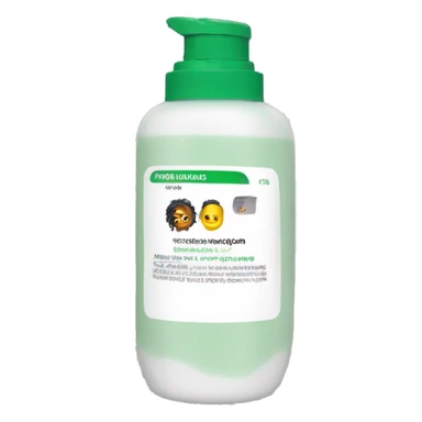 hair bleach product sticker