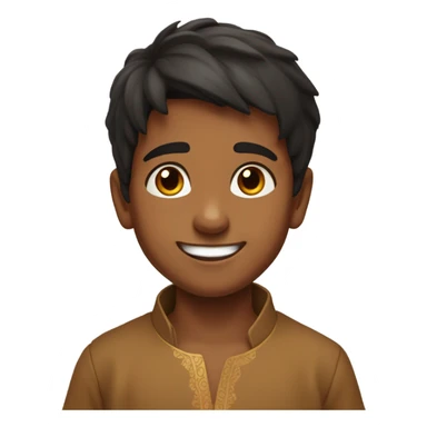 Indian boy sticker