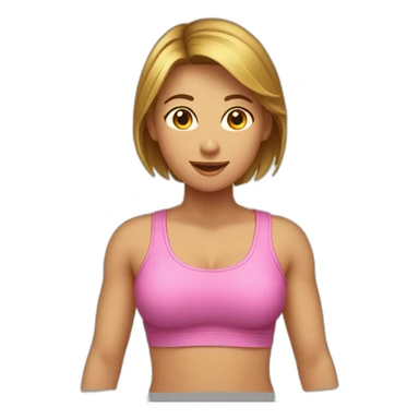 abdominales femeninos marcados sticker