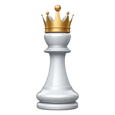 white king plastic chess pieces sticker