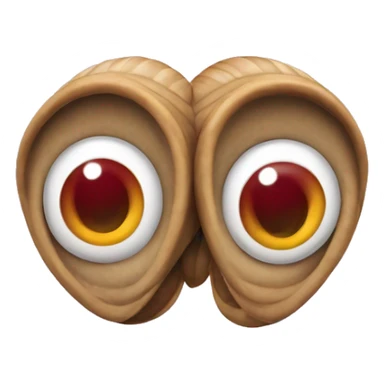 Caracol con corazones en los ojos sticker