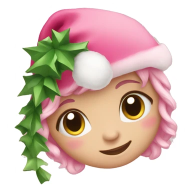 christmas pink cute sticker