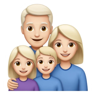 Family white sticker