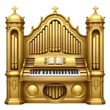 golden organ sticker