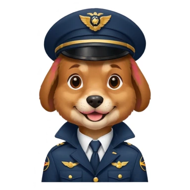 dog pilot sticker