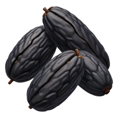 боби тонка, схож на ізюм чорні боби із зморшками, гірка з 5-6 штук sticker