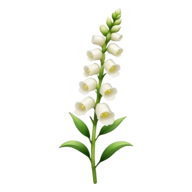 White snap dragons  sticker