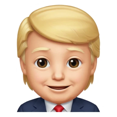 Donald Trump baby sticker