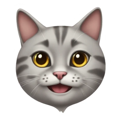 heart eyes cats drooling sticker