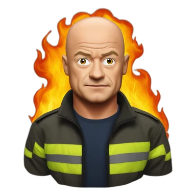 Ross kemp on fire sticker