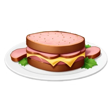  SPAM meat paris cafe city landscape  sticker