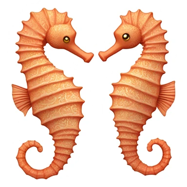 Coral Seahorse  sticker
