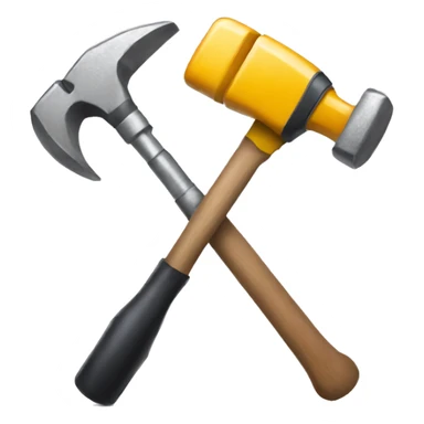 Hammer and screwdriver sticker