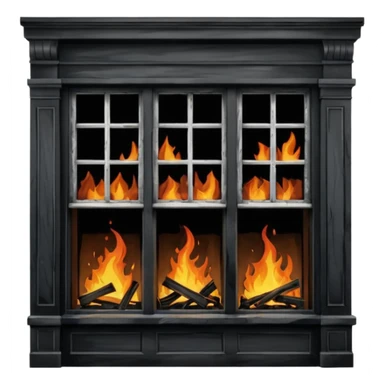 Burned Storefront sticker