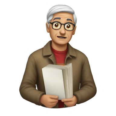 Dame un emocional de Gregorio samsa en su cuarto el día que se despertó con un cuerpo de cucaracha del libro la metamorfosis  sticker