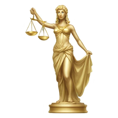 Libra goddess statue  sticker