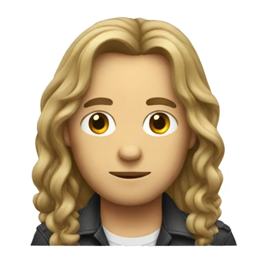 detective with long hair sticker