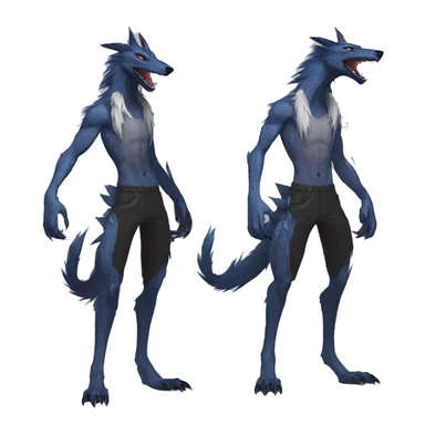 Cool Edgy Modern Vernid-Sergal species by LiLaiRa full body sticker