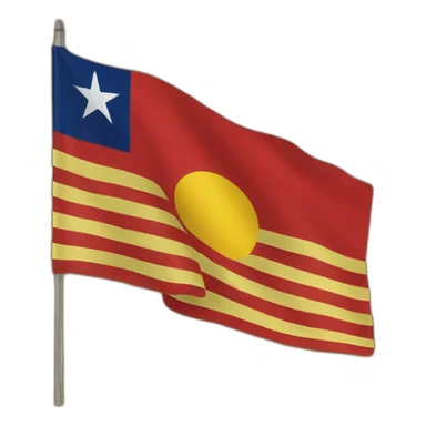 South Vietnam flag sticker