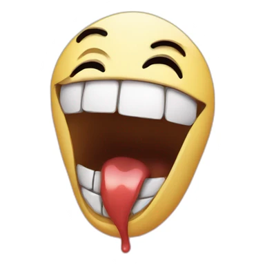 salivating-person sticker