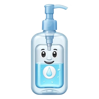hand sanitizer sticker