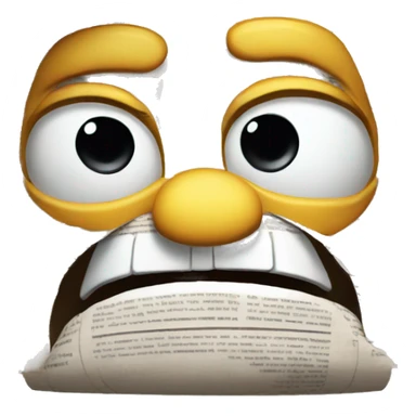 angry newspaper sticker