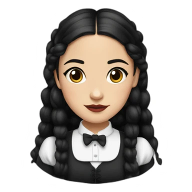 Jena Ortega As Wednesday Adams sticker