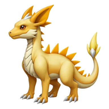 Manectric-Lucio-Cubone-Draco-Fakémon-hybrid-creature (full body), 4 legs sticker