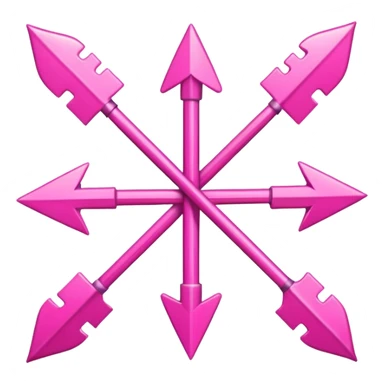 me harías el emoji "Arrows Shuffle" con el codigo de color #FDD2EF?   sticker