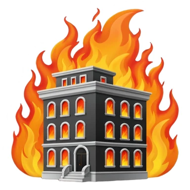 fire and building sticker