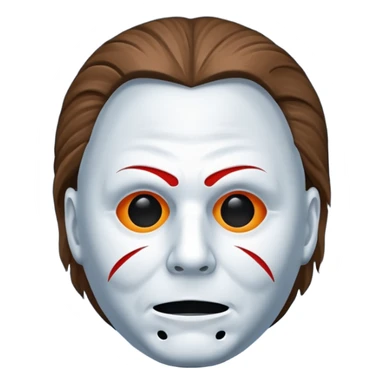 Crie um emoji do serial Killer Michael Myers sticker