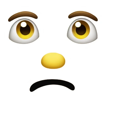 Bored eye rolling emoji sticker