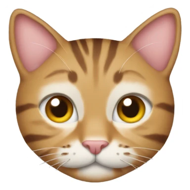 Make an tabby cat with shoes sticker