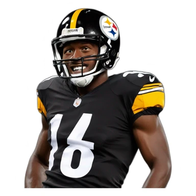 Antonio brown, Pittsburgh Steelers wide receiver sticker