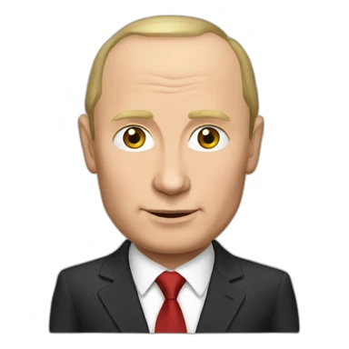 Putin in iphone sticker