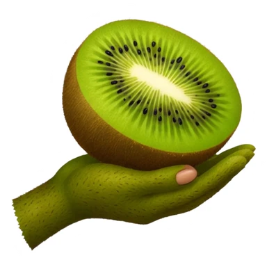 Kiwi skin hand promise sticker