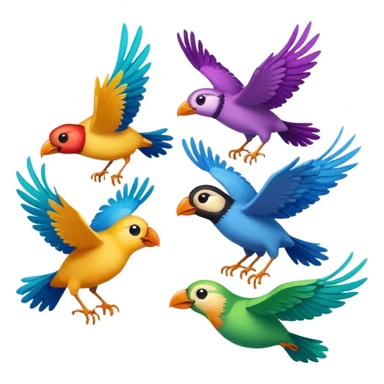 Birds sticker