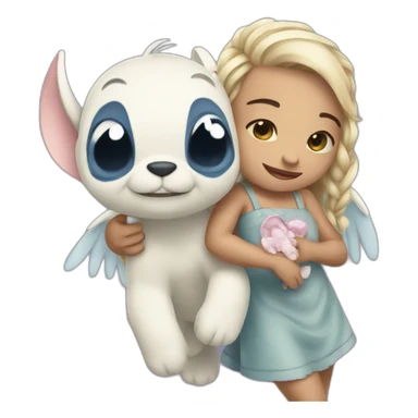 Stitch et Angel sticker