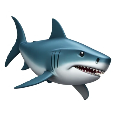 Tiburón con lazo  sticker