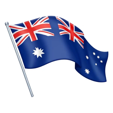 Australian flag sticker