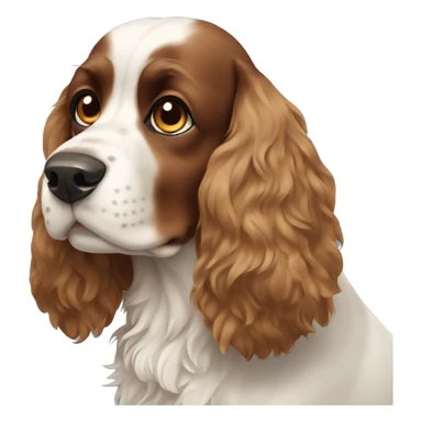 Spaniel dog sticker
